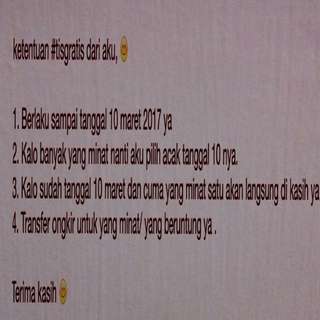 Tisgratis Tolong Dibaca Ya Kaka