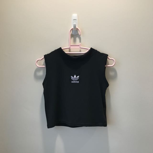 adidas sleeveless crop top