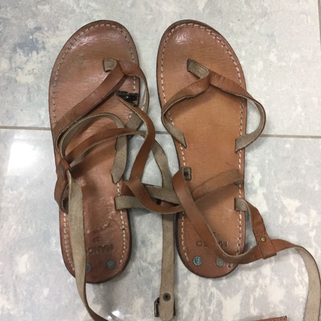 vintage leather sandals