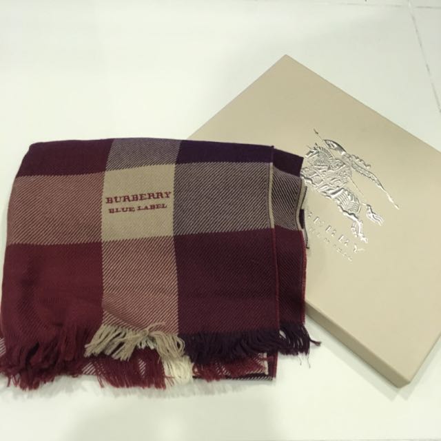 Blue Label Maroon Scarf Limited Edition 