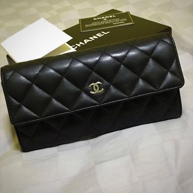 Chanel Classic Long Wallet, Luxury, Bags & Wallets on Carousell