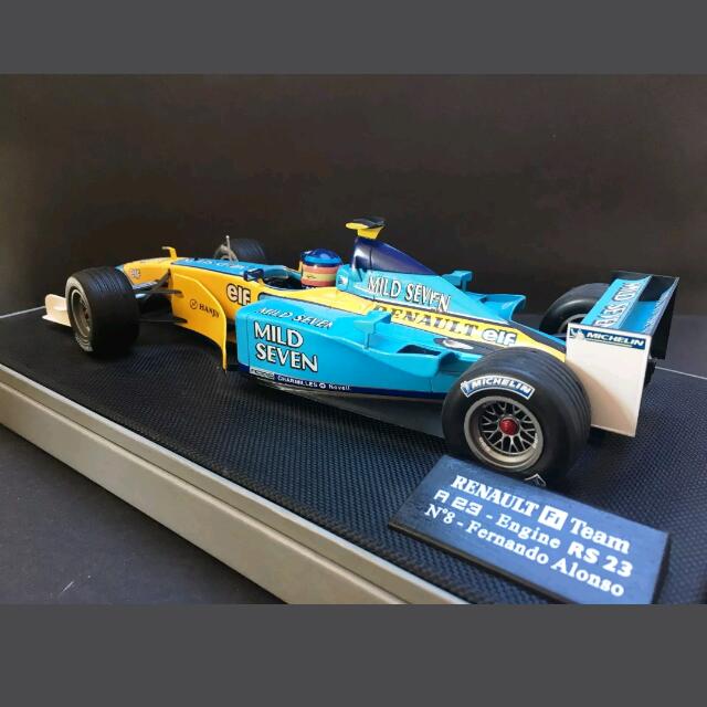 F1 Renault R23 1/18 Alonso, Mild Seven Decal., Hobbies & Toys ...