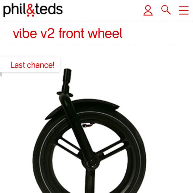 phil and teds front wheel