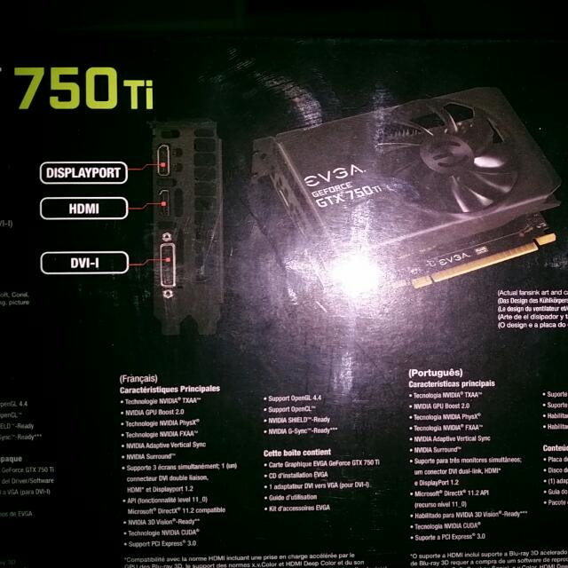 Price Reduced EVGA GTX 750 Ti Computers Tech Parts
