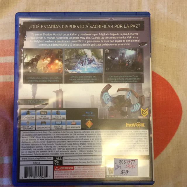 PS4 KILLZONE SHADOW FALL (Category: PlayStation) located in Singapore. Submitted by jordanw30 (Listing ID 93410362, Image 2). Description: .
