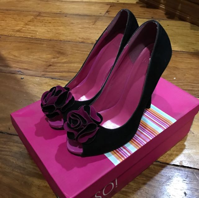 fuchsia heels size 11
