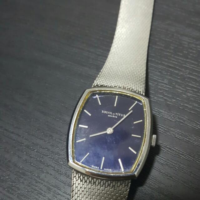 Solvil Et Titus Geneve Watch Vintage Collectibles Vintage Watches Jewelry On Carousell