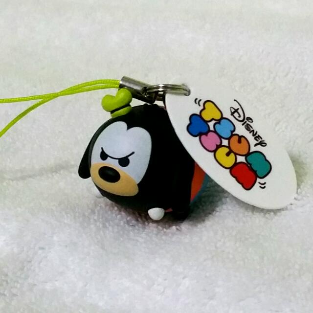 Tsum Tsum Konami Arcade Strap Keychain Goofy Angry