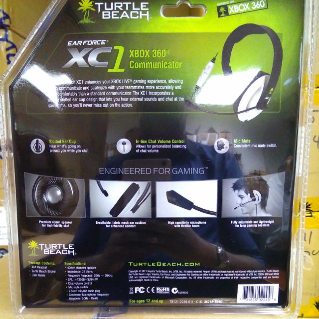 Turtle beach ear force xc1 best sale