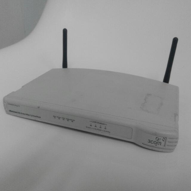 3Com OfficeConnect ADSL Wireless 54Mbps Firewall Router, Computers ...