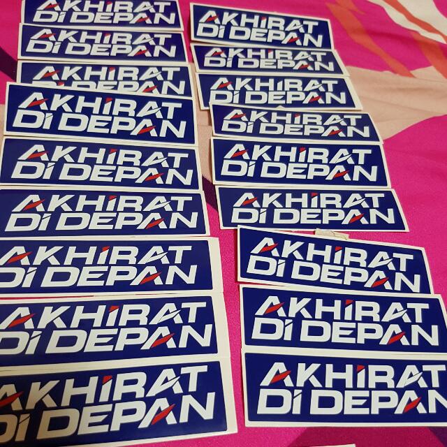 Akhirat Di Depan Stickers Car Accessories On Carousell