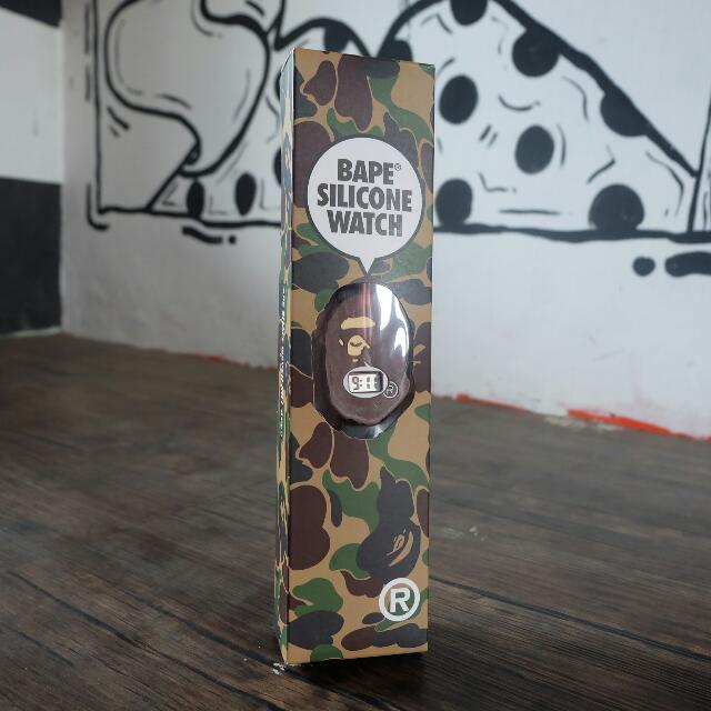 bape silicone watch