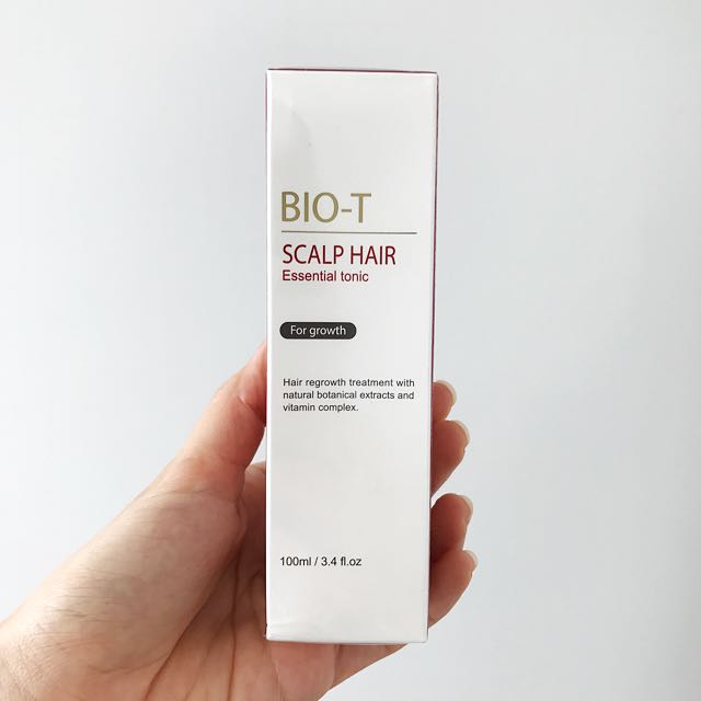 Hair Loss Treatment Bio T Scalp Hair Essential Tonic 100ml Beauty Personal Care Hair On Carousell