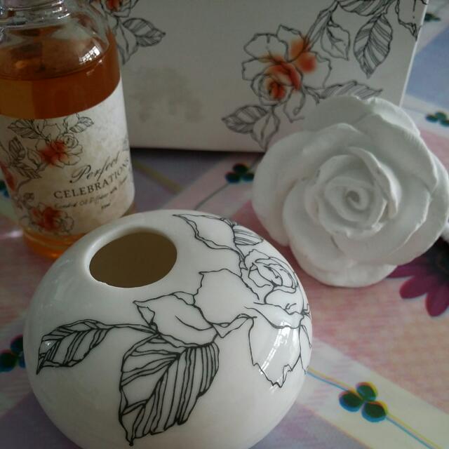 Essential Oil Diffuser With Ceramic Pot Set Furniture Others On Carousell