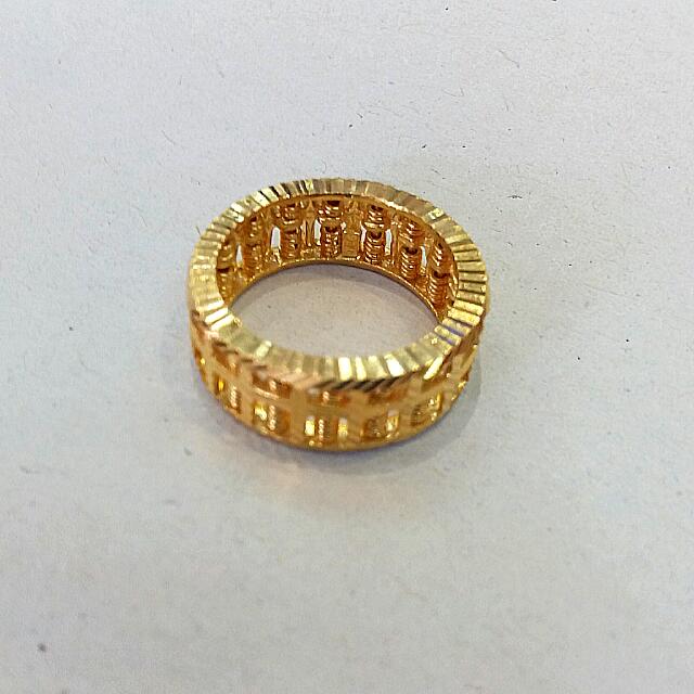 Sempoa gold outlet ring