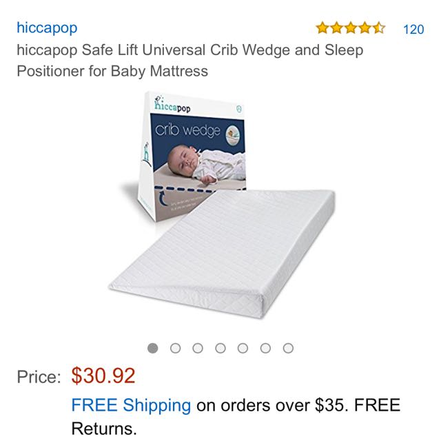 Hiccapop crib wedge discount