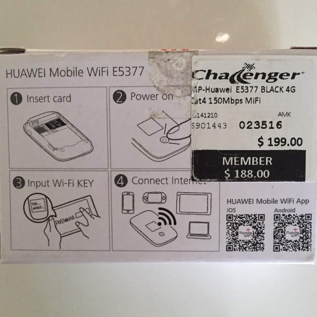 Huawei Mobile Broadband E5377 Wireless Modem, Computers & Tech, Parts