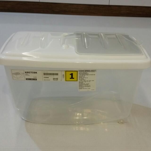 IKEA Food Container / Rice Container with Wheels, TV & Home Appliances ...