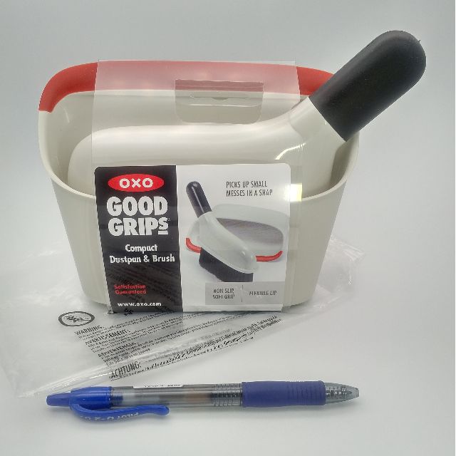 OXO Mini Dustpan and Brush Set, Good Grips, New in Retail Packaging
