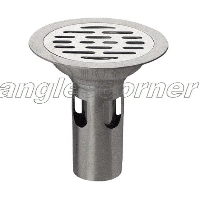 Stainless Steel AntiOdour Floor Grating Drain with Trap 100mm