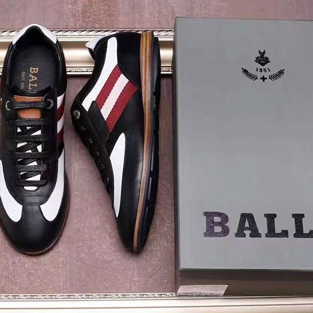 196 Jb Hong Kong Import Sneakers Sepatu Fashion Pria Mirror Quality Bally Hitam Branded Mahal Olshop Fashion Olshop Pria Di Carousell