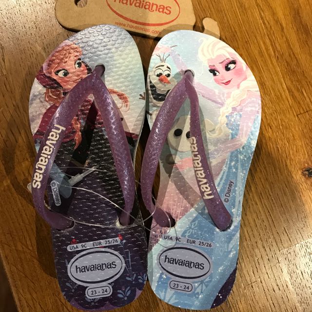 havaianas frozen flip flops