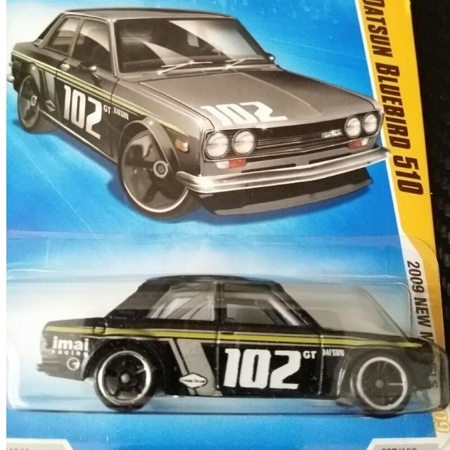 hot wheels datsun 510 black
