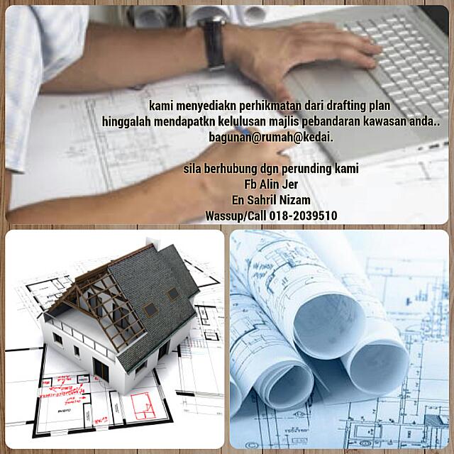 Kami Menyediakn Perhikmatan Dari Drafting Plan Hinggalah Mendapatkn Kelulusan Majlis Pebandaran Kawasan Anda Bagunan Rumah Kedai Property Others On Carousell