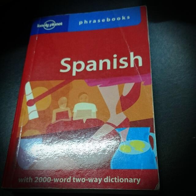 Lonely Planet Spanish Phrasebook Textbooks On Carousell