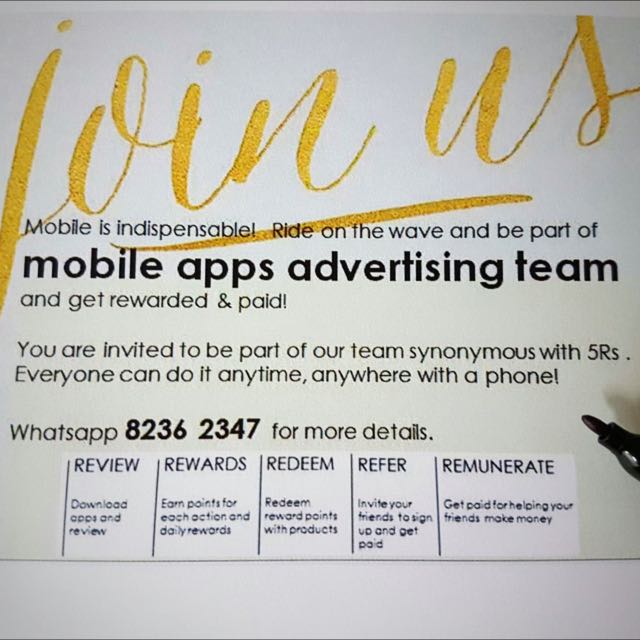 mobile apps advertising team!