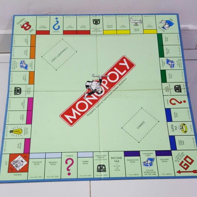 Monopoly : Singapore Edition, Hobbies & Toys, Toys & Games on Carousell