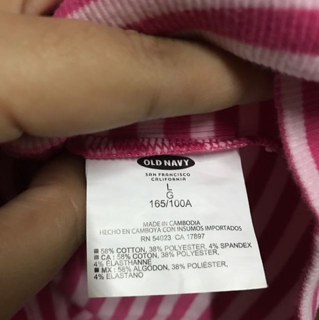 Old Navy Pink Stripe Top (Category: Sleeveless) located in Meycauayan. Submitted by lychie (Listing ID 93752273, Image 3). Description: .