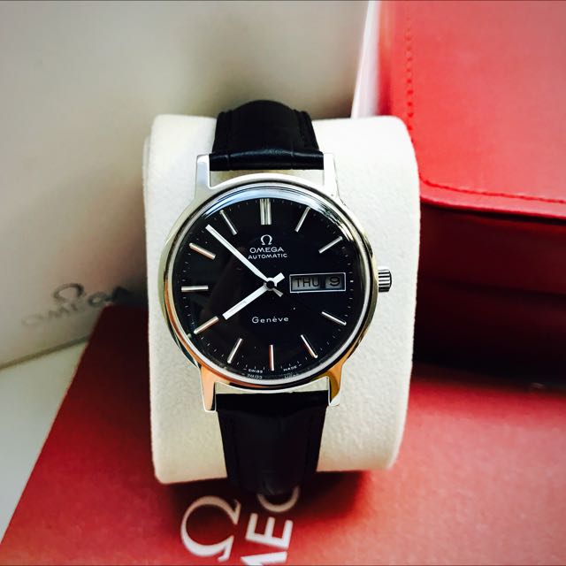 April Fool Sales 200 discount. Very Rare Omega Geneve Black