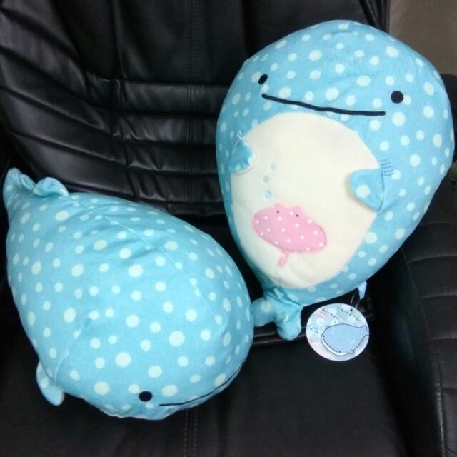 jinbei san whale shark plush