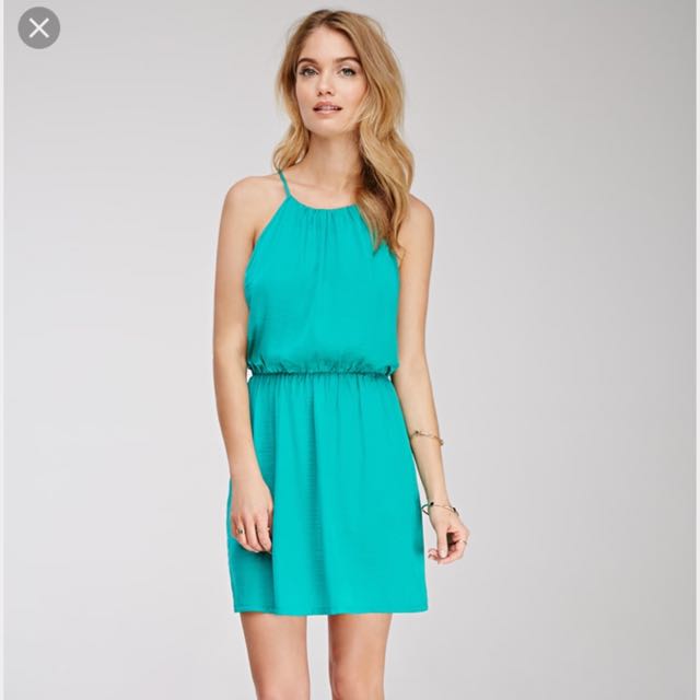 Aqua green clearance dress forever 21