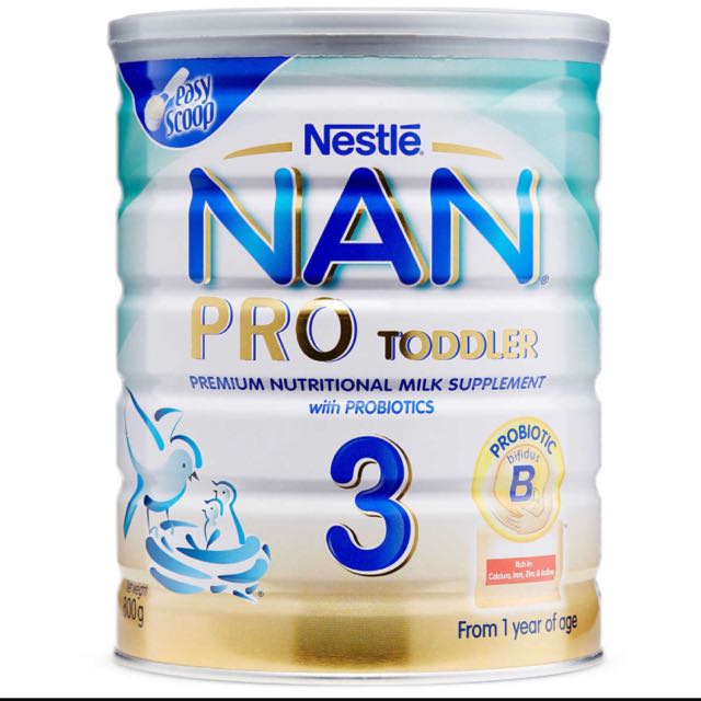nan pro for 3 years old