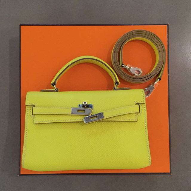 Hermes Kelly 20 Bubblegum pink Epsom Phw, Luxury, Bags & Wallets on  Carousell