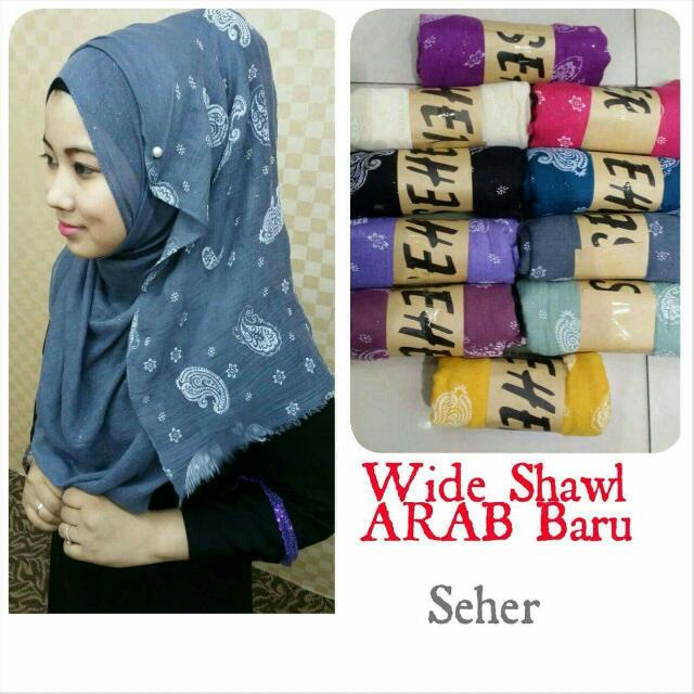 Tudung H M Wide Shawl Women S Fashion Muslimah Fashion Hijabs On Carousell