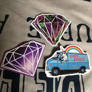 3x Stickers
