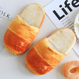 Bread Squishy Slippers