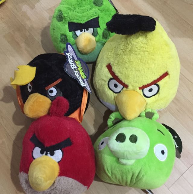 hal angry birds plush
