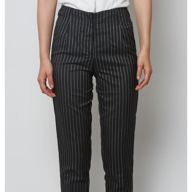 striped work pants