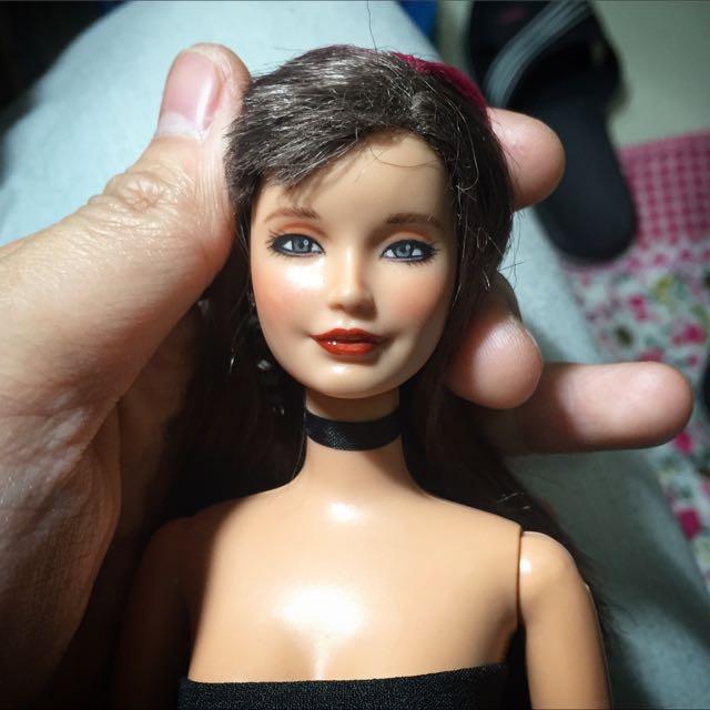 repainting barbie dolls