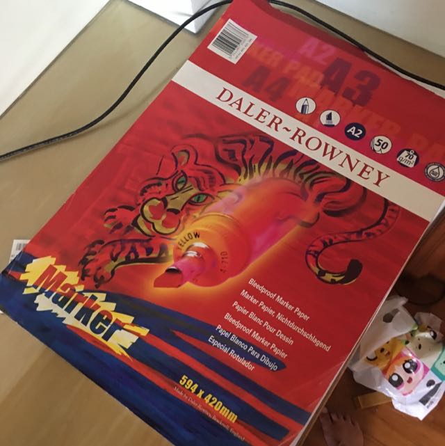 daler rowney marker paper