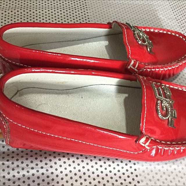 Red loafers shop for toddlers