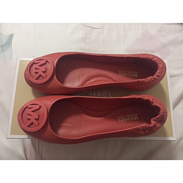 Mk red shoes clearance
