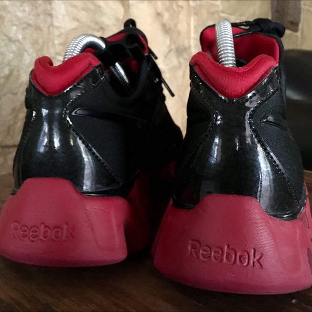 Reebok Zig Mens /Boys ZigTech - Running Shoes Sneakers Black Red - J20340  Sz 7