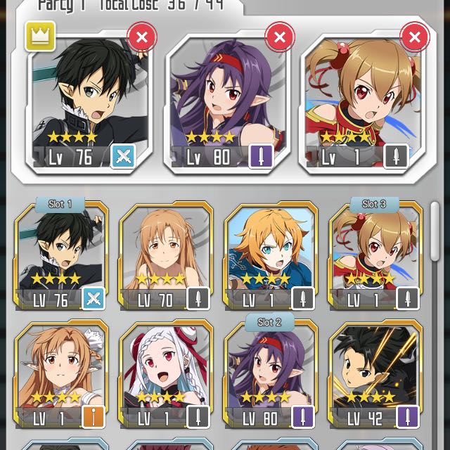 SALE SAO Memory Defrag Semi Fresh Beater Yuuki, Video Gaming, Video