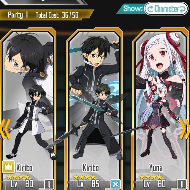 SAO Memory Defrag Beater ALO Kirito, Video Gaming, Video Game Consoles