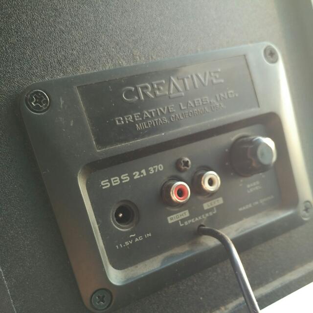 Creative sbs cheap 2.1 370 adapter